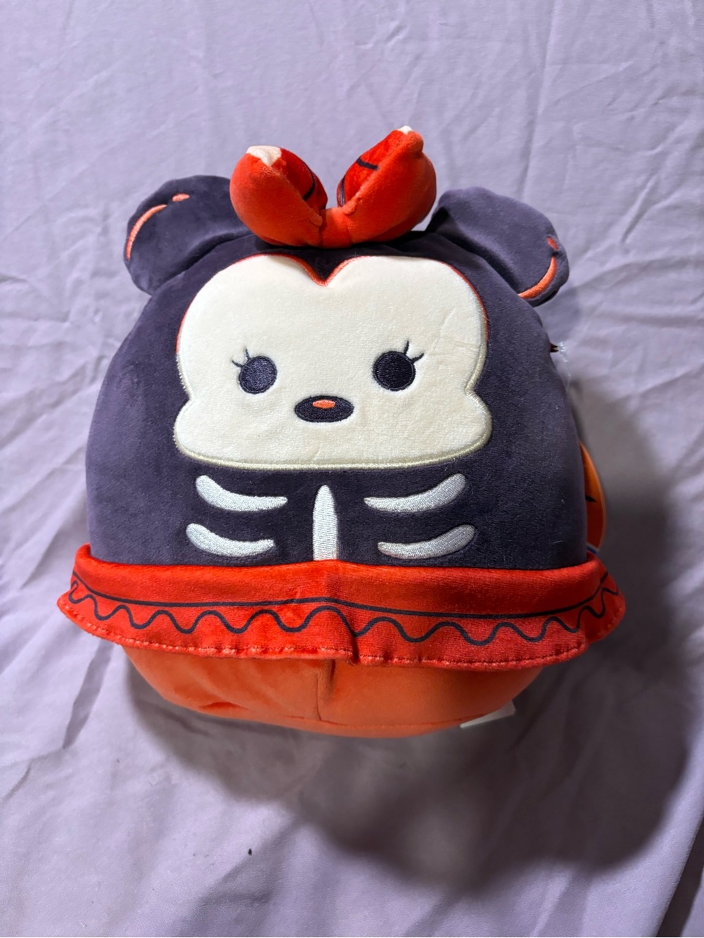 Disney Minnie Mouse Plush in Black, Orange & Cream
